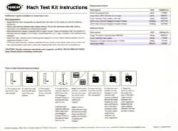 DE-2 Test Kit Instructions