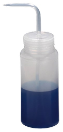 Bottle, Wash, Polyethylene, Wide Mouth, 500 mL, 6/pk