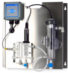 CLF10 sc Free Chlorine Sensor, sc200 Controller, and Stainless Steel Panel with Grab Sample Only, METRIC