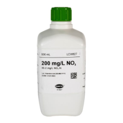 Nitrate standard, 200 mg/L NO₃ (45.2 mg/L NO₃-N), 500 mL