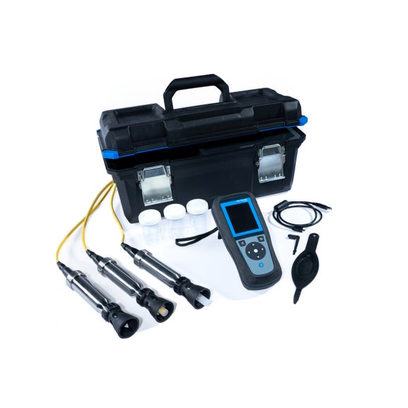 HQ4300 Portable Multi-Meter with Gel pH, Conductivity, and Dissolved Oxygen Electrode, 5 m Rugged Cable